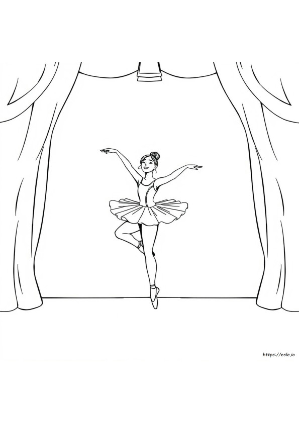 Ballerina Da Colorare