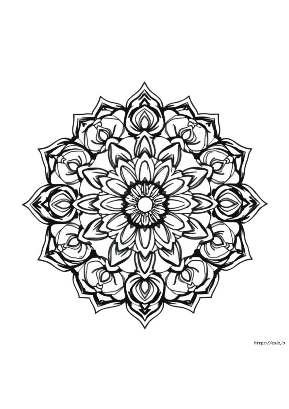 Mandala Difficili E Intricati Da Colorare
