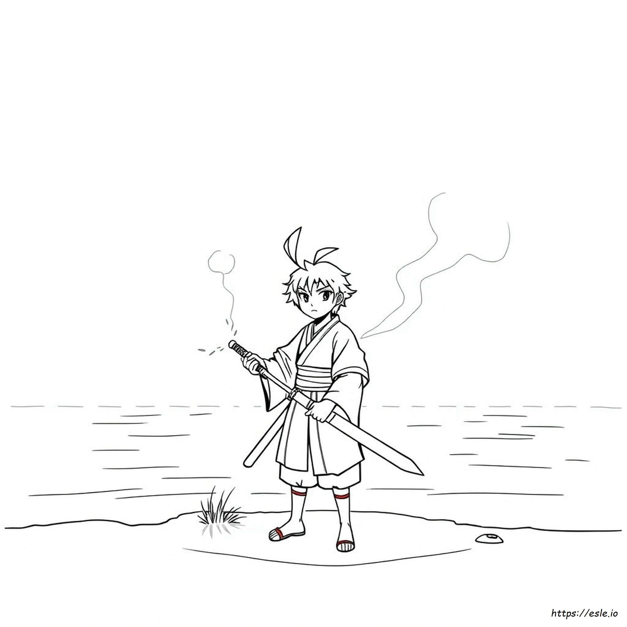 Tanjiro Coloring Book