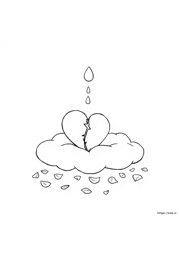 Heartbroken Coloring Pages
