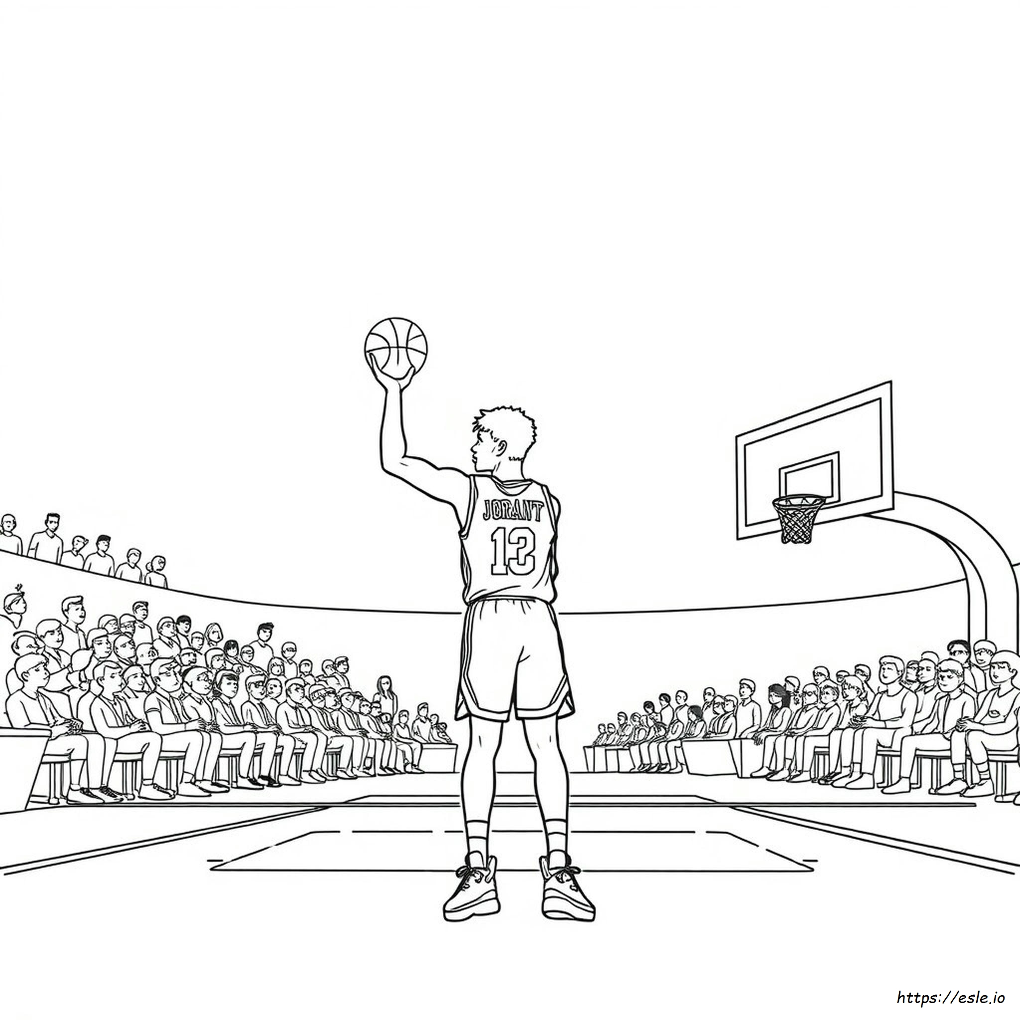 Ja Morant Coloring Page Free