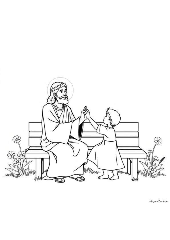 Isus Iubește Desene De Colorat