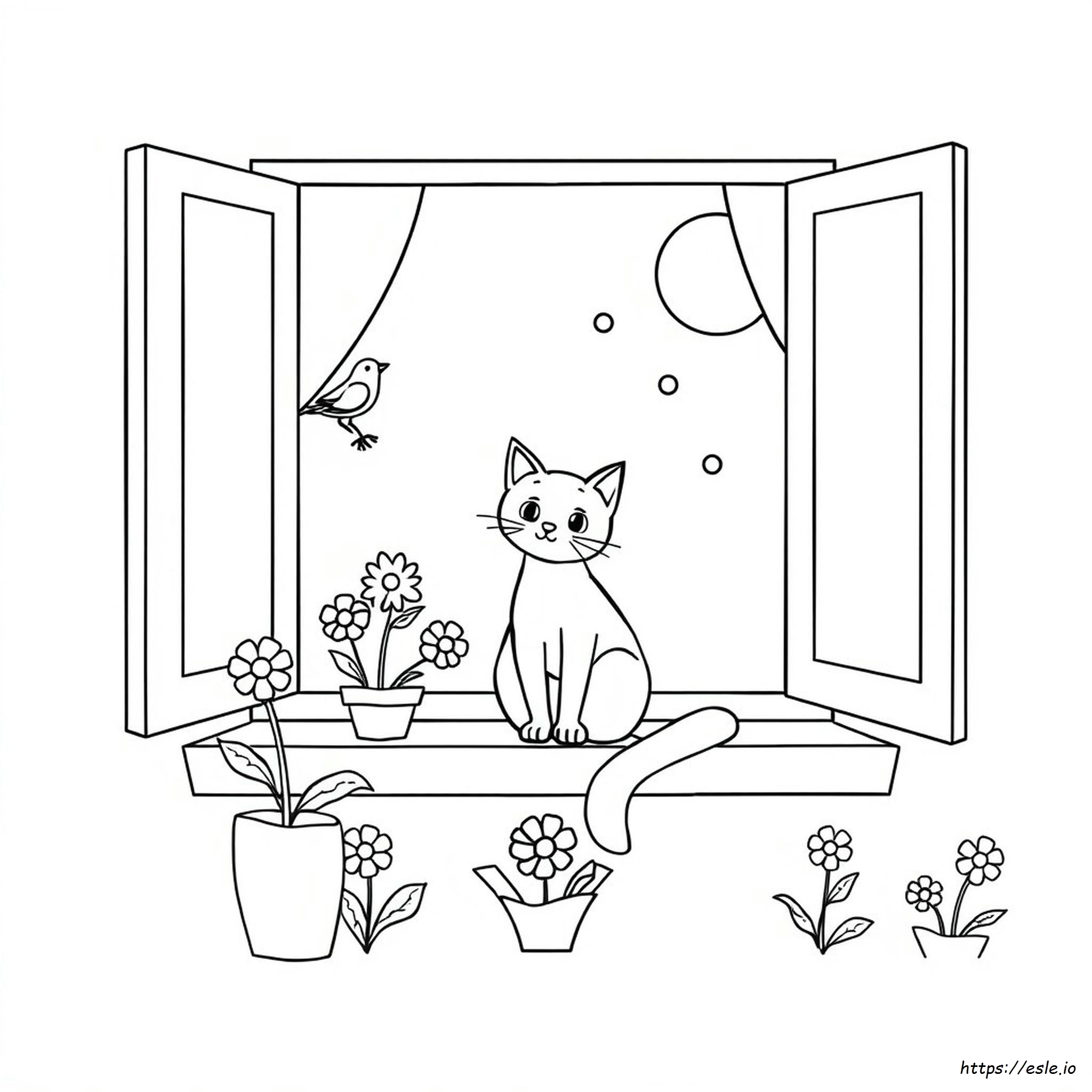 Gatto Da Colorare
