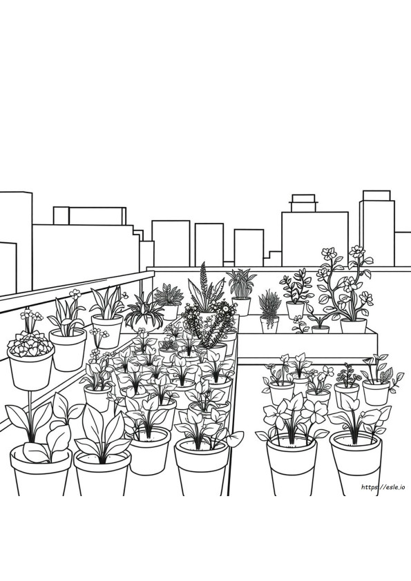 Urban Agriculture Coloring Page