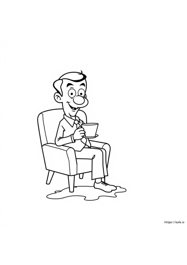Printable Mr Bean Colouring Pages