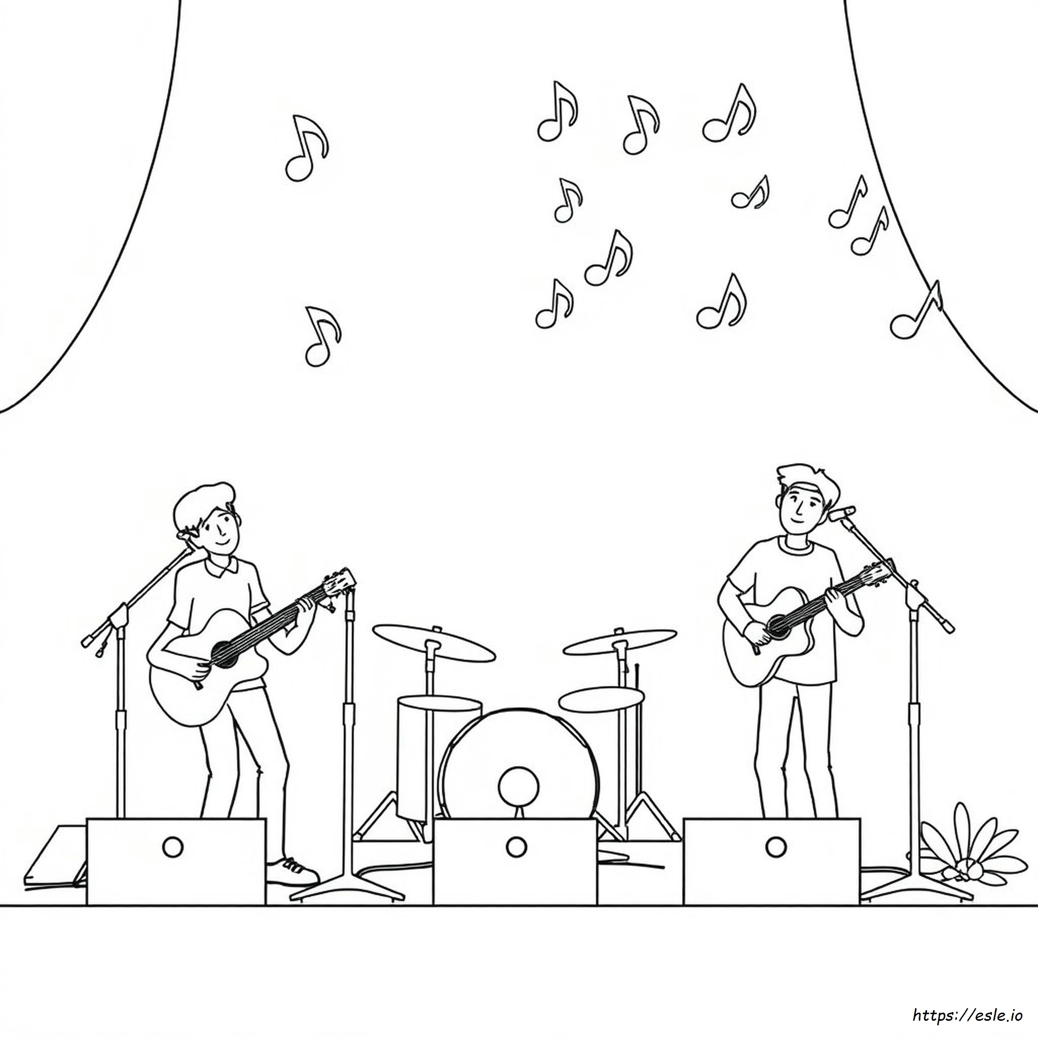 Dibujos De Música Para Colorear Tumblr