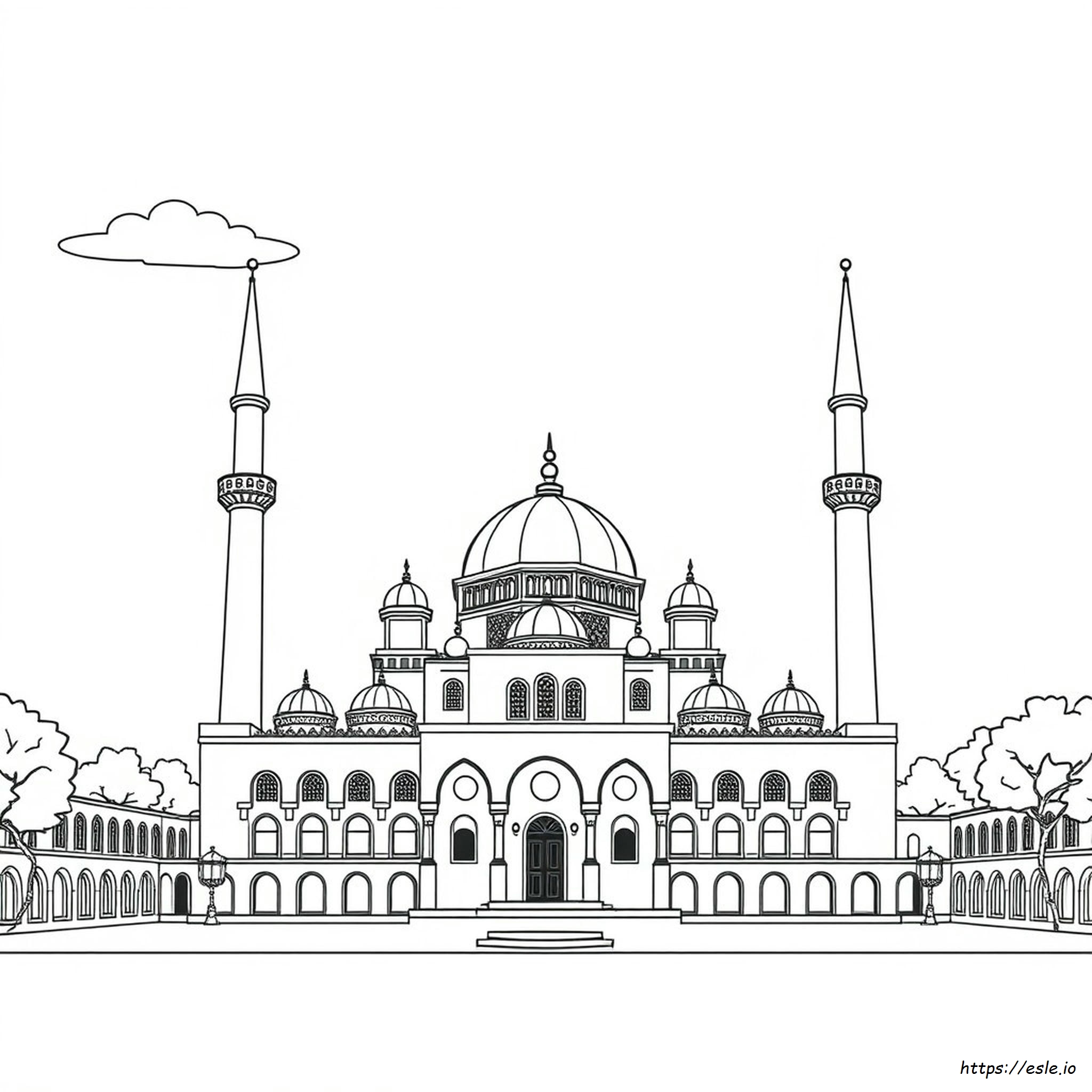 How To Color A Mosque