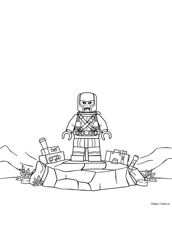 Lego Bane Gambar Mewarnai