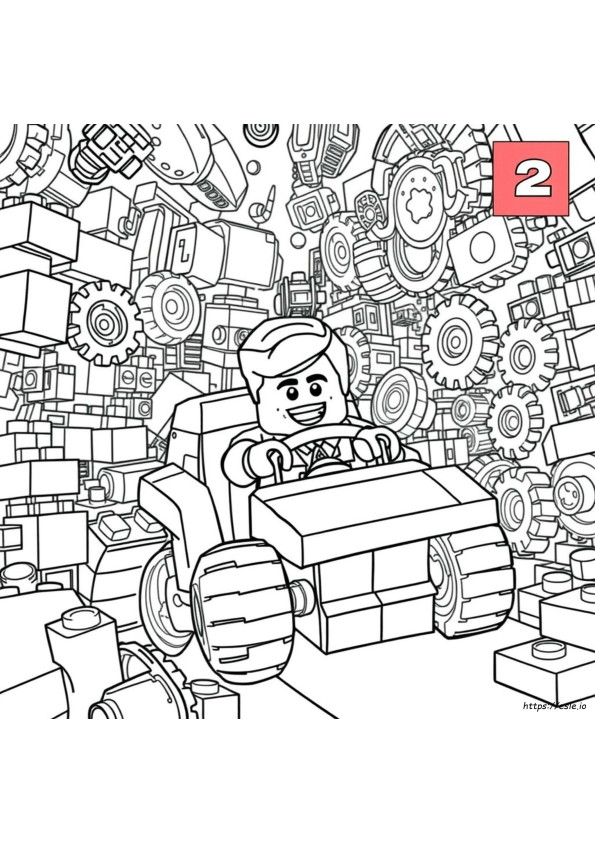 Lego Movie 2 Sweet Mayhem Coloring Pages