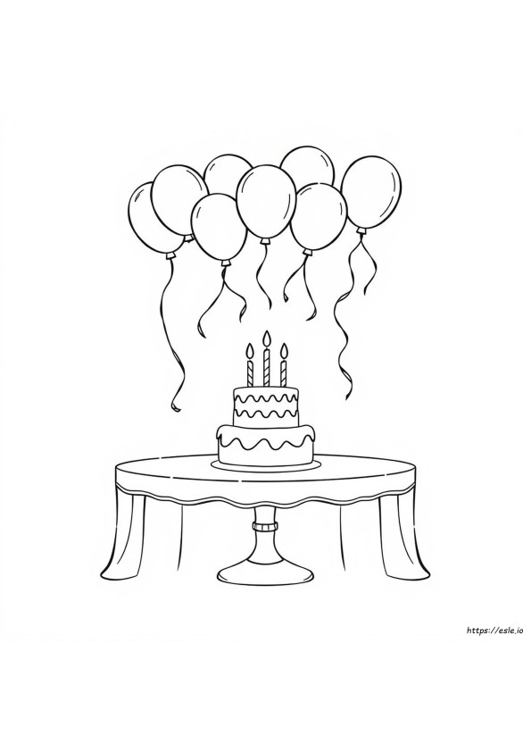 Birthday Card Coloring Page Pdf