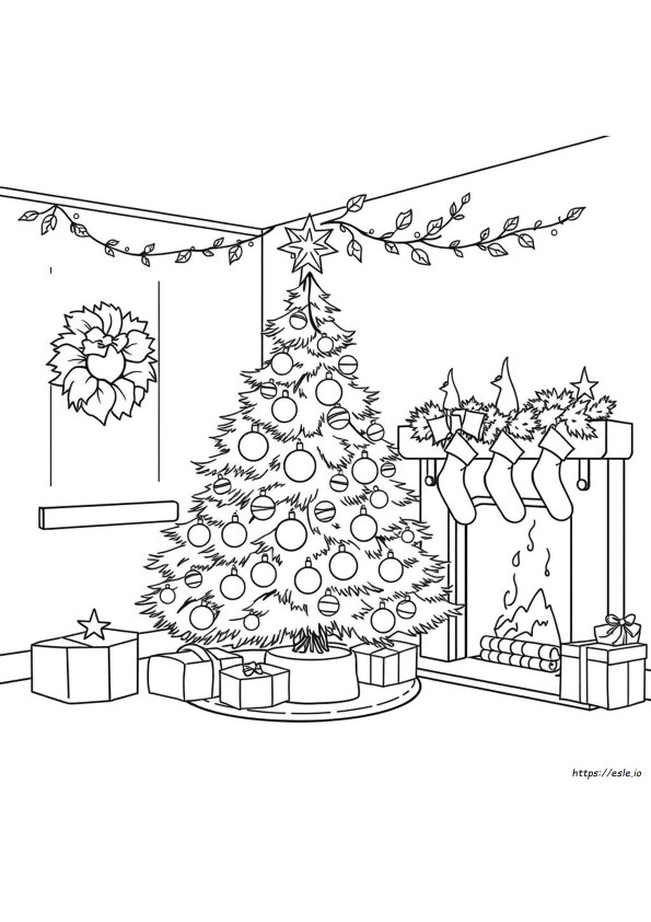Disegni Di Natale Eleganti Da Colorare