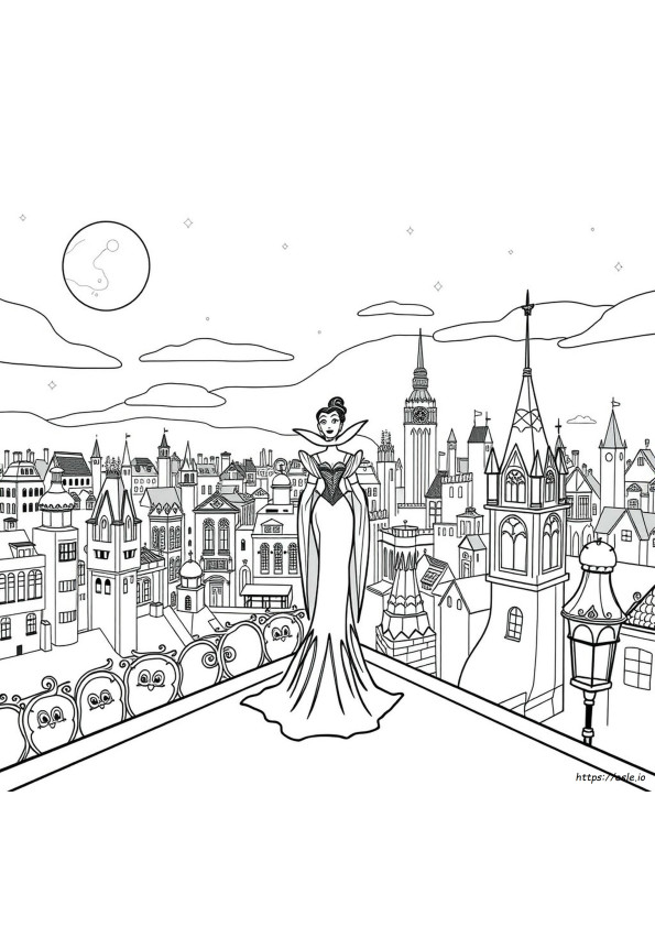 ディズニーヴィランズ ぬりえ