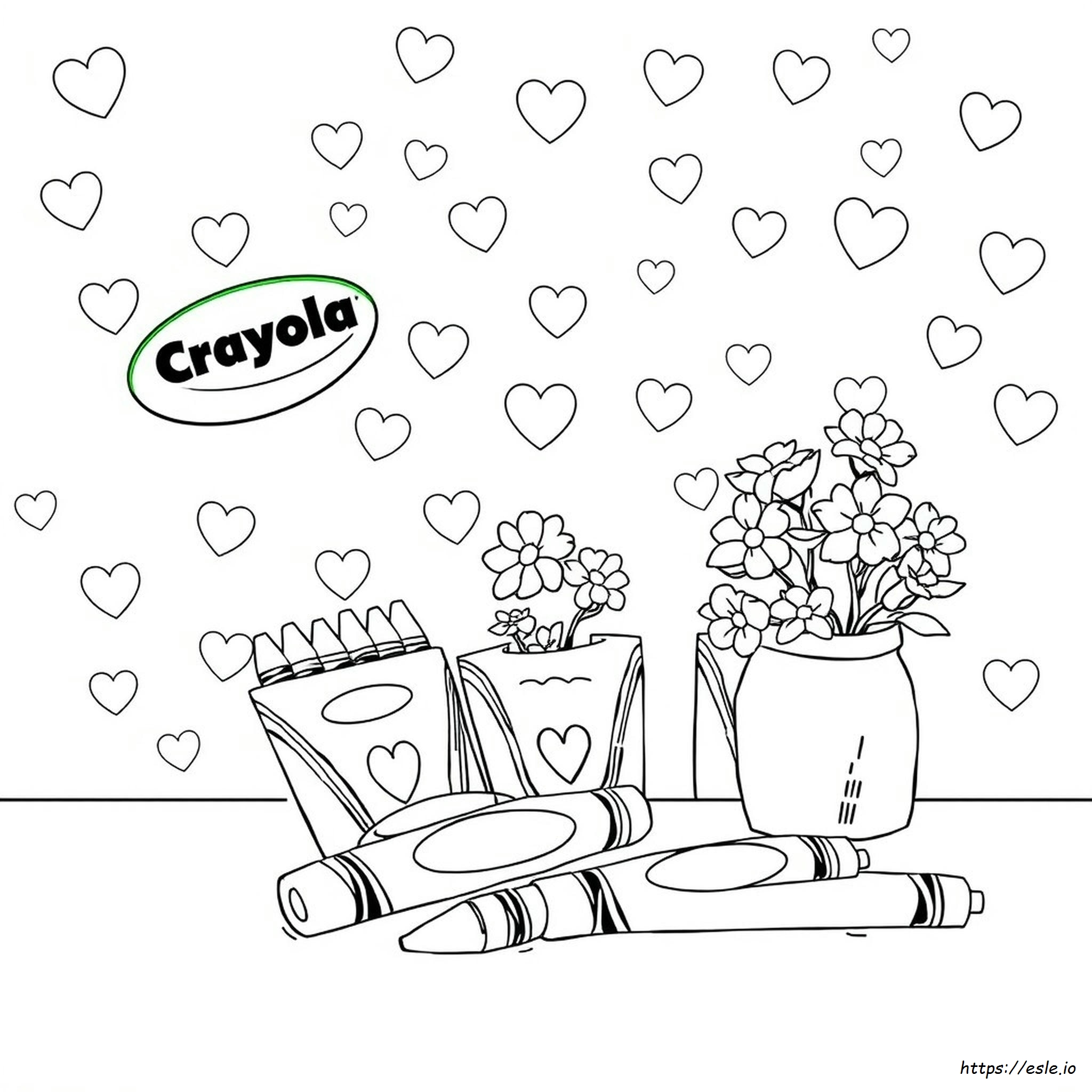 Páginas Para Colorear Crayola Día De San Valentín