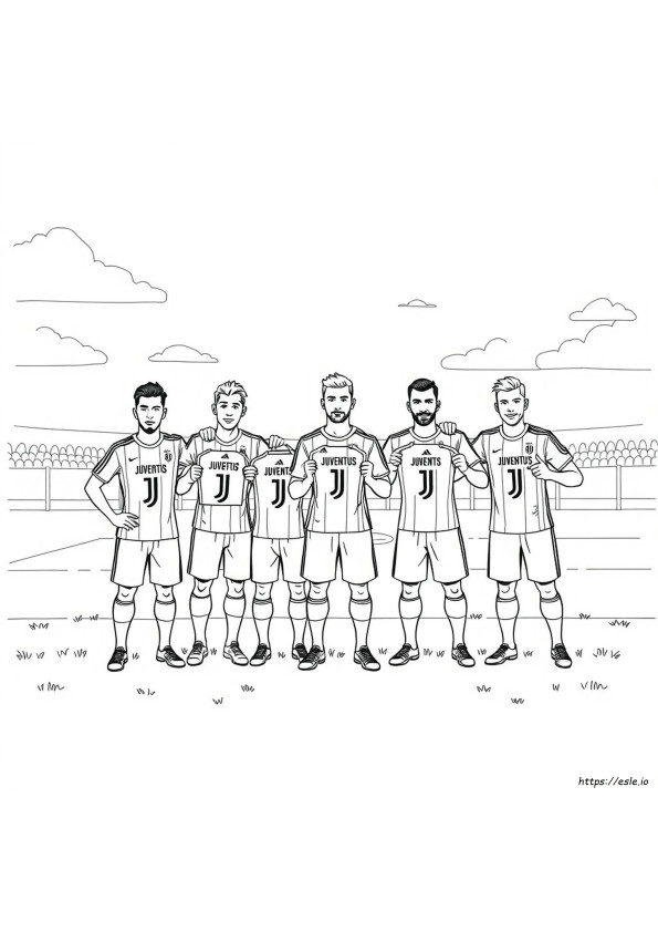 Juventus Coloring Pages