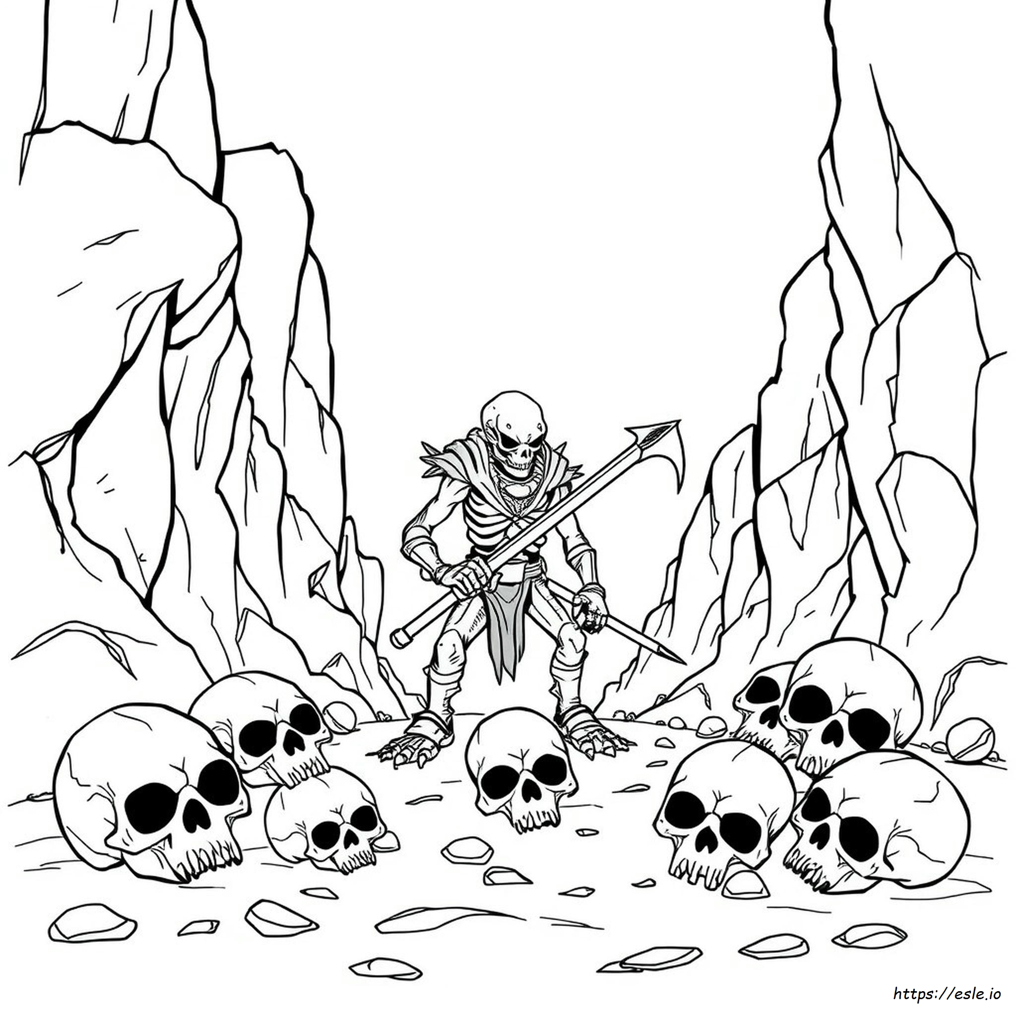 Skullcrawler Ausmalbilder