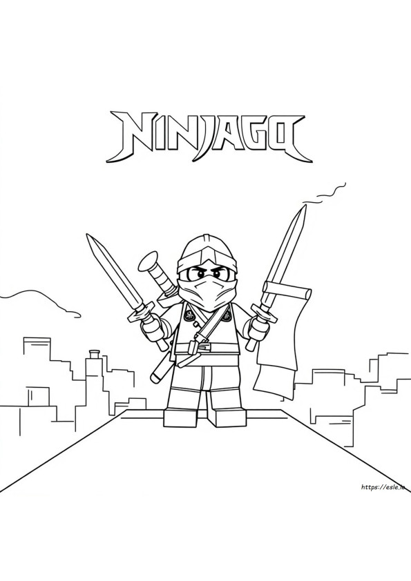 Kolorowanka Lego Ninjago
