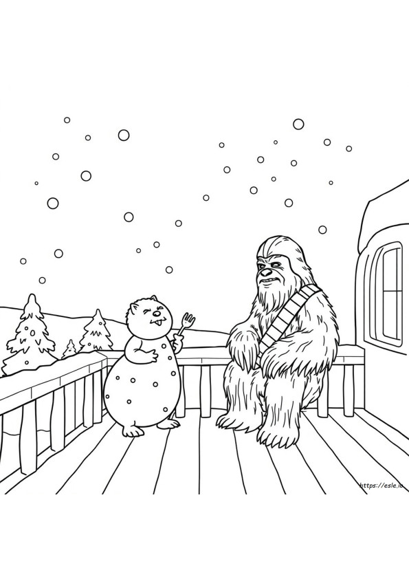 Star Wars Christmas Coloring Pages