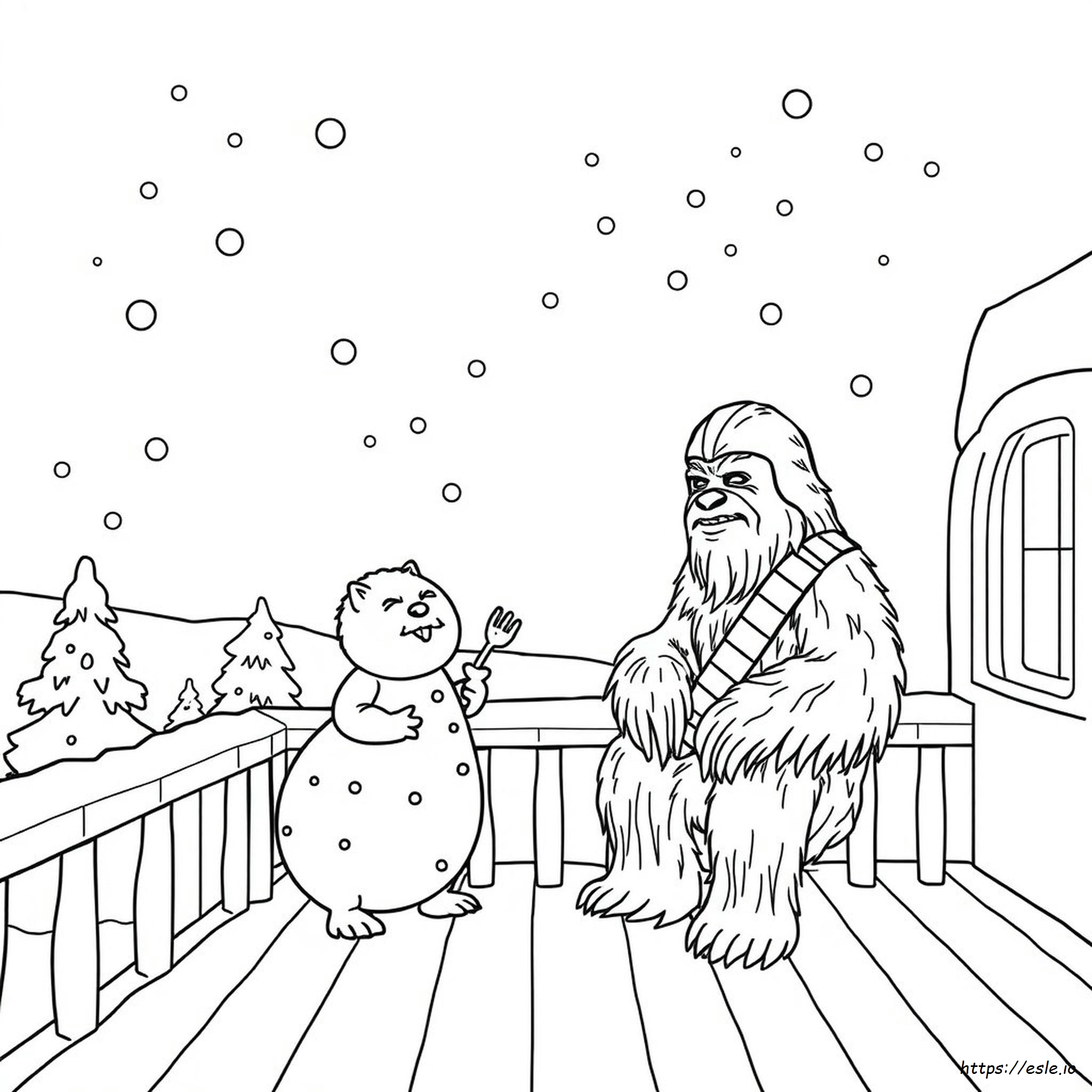 Coloriage Star Wars Noël