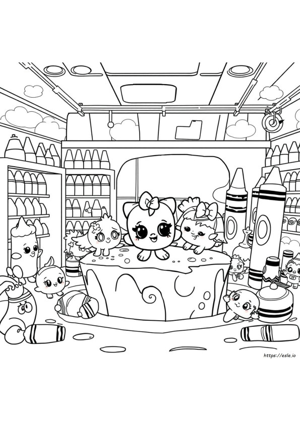 Crayola Giant Coloring Pages Shopkins