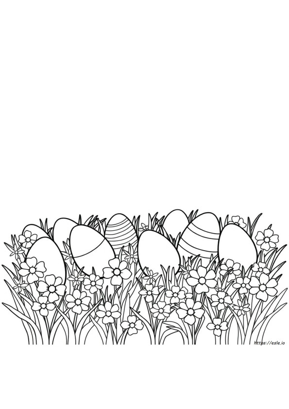 Ausmalbilder Leere Ostern Eier Zum Ausdrucken