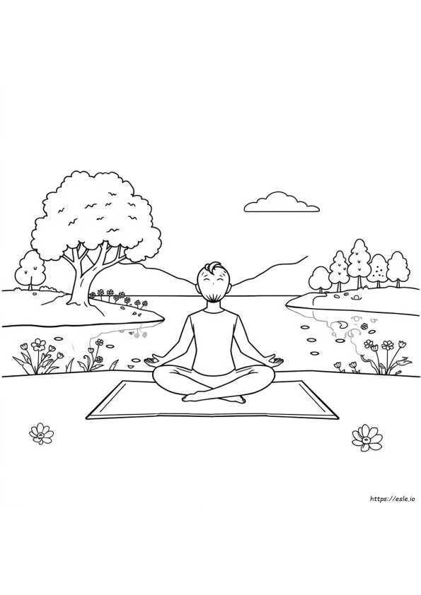 Meditatie Kleurplaten
