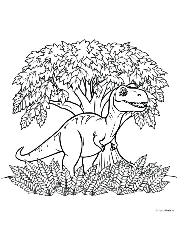Tulostettavat Dinosaurus Värityskuvat Pdf