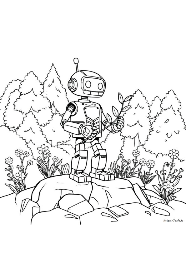 Der Wilde Roboter Ausmalbilder Zum Ausdrucken