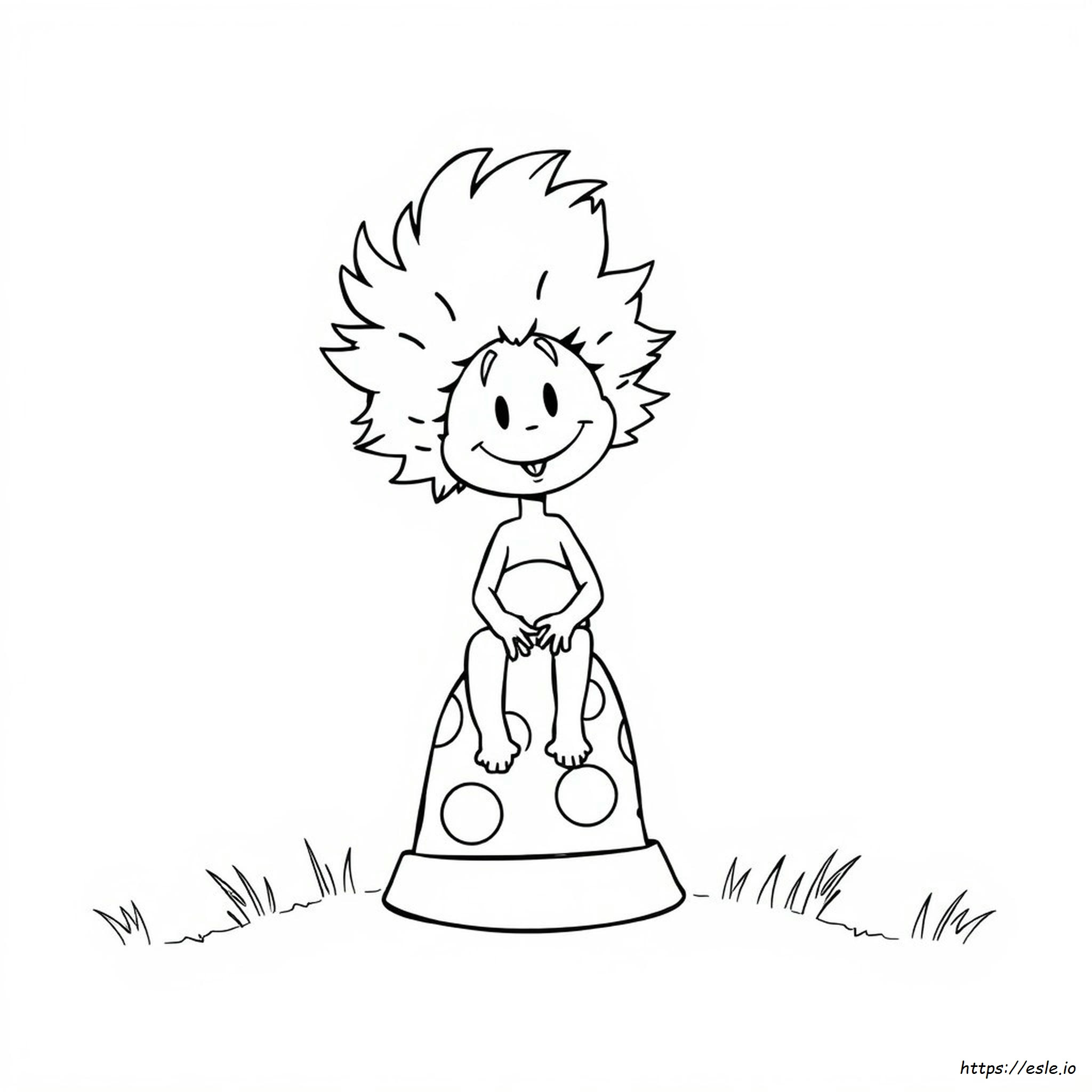 Thing One Coloring Page