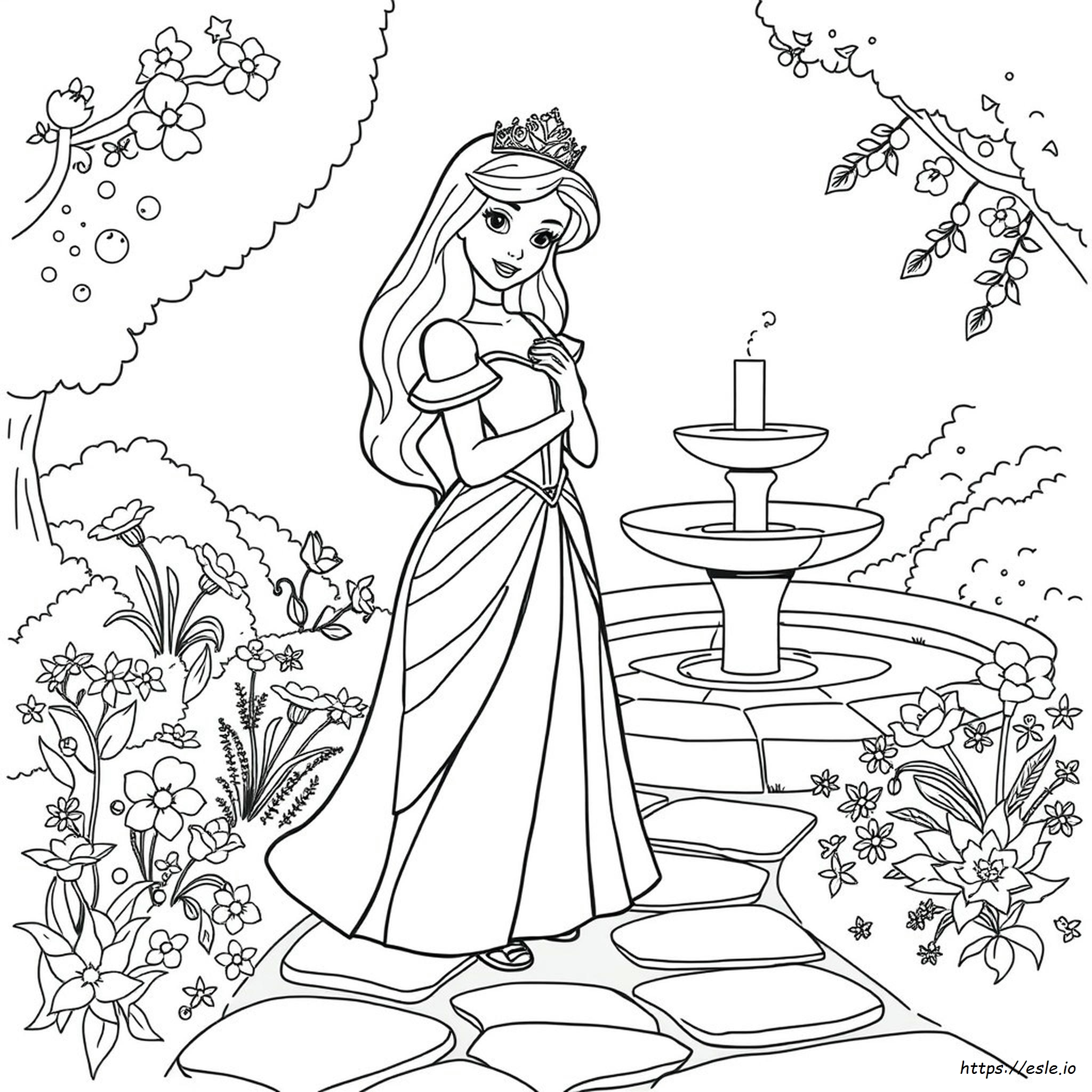 Dibujos Para Colorear De Princesas Disney Para Imprimir