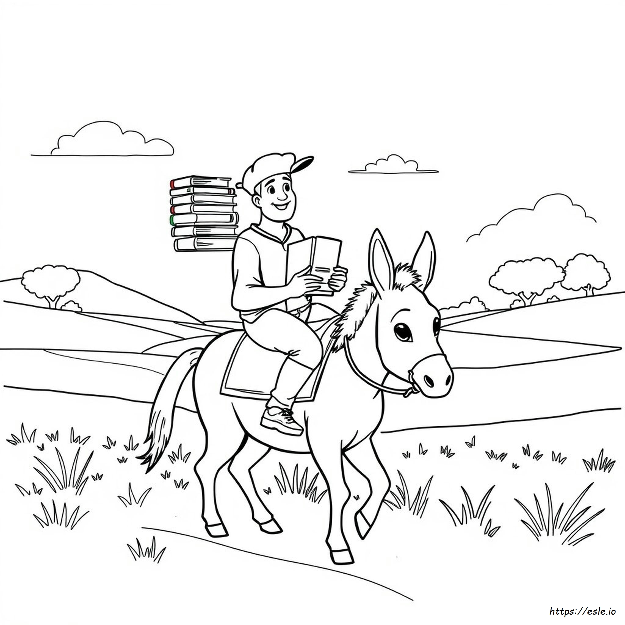 ビブリオburro塗り絵