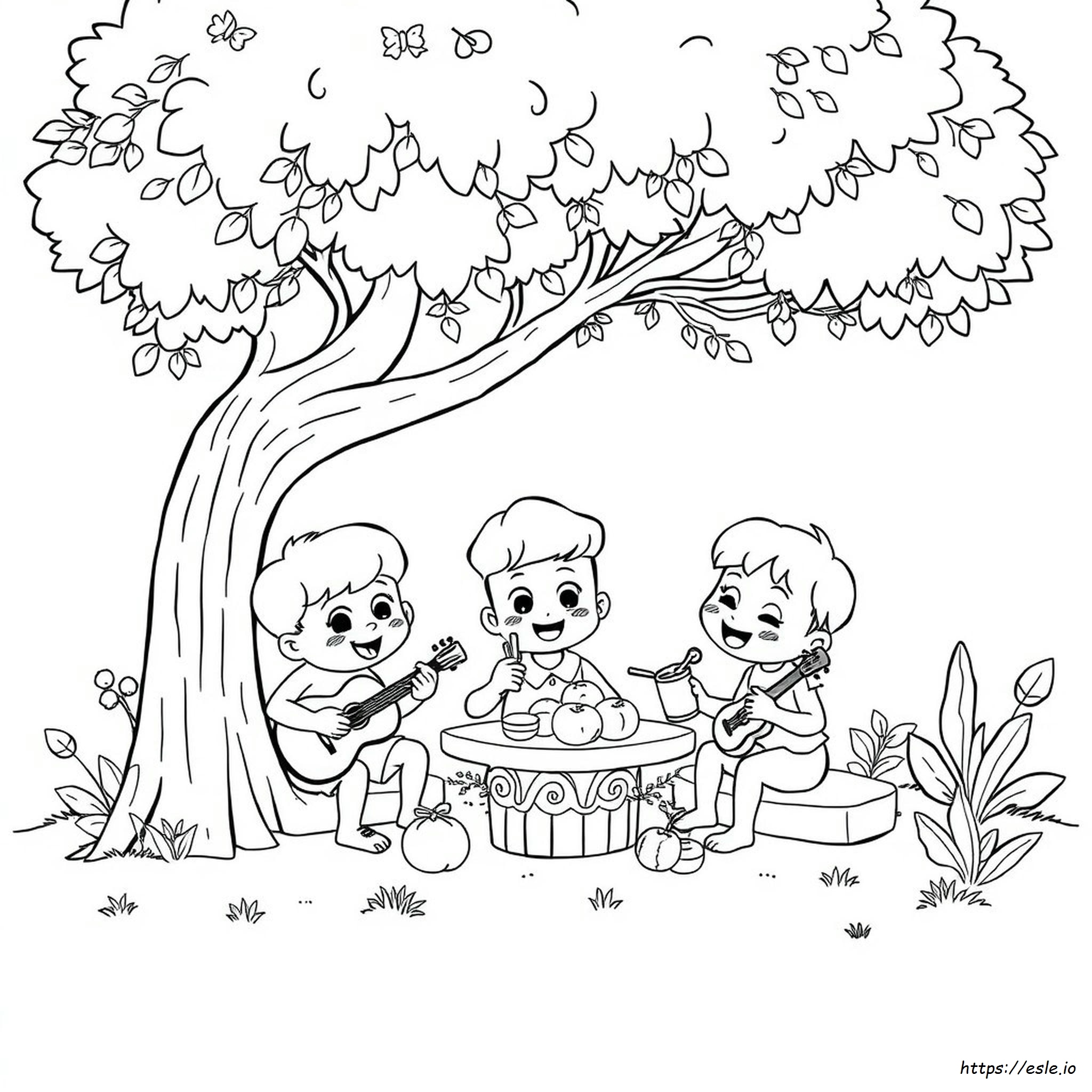 Cartoon Coloring Book Pages