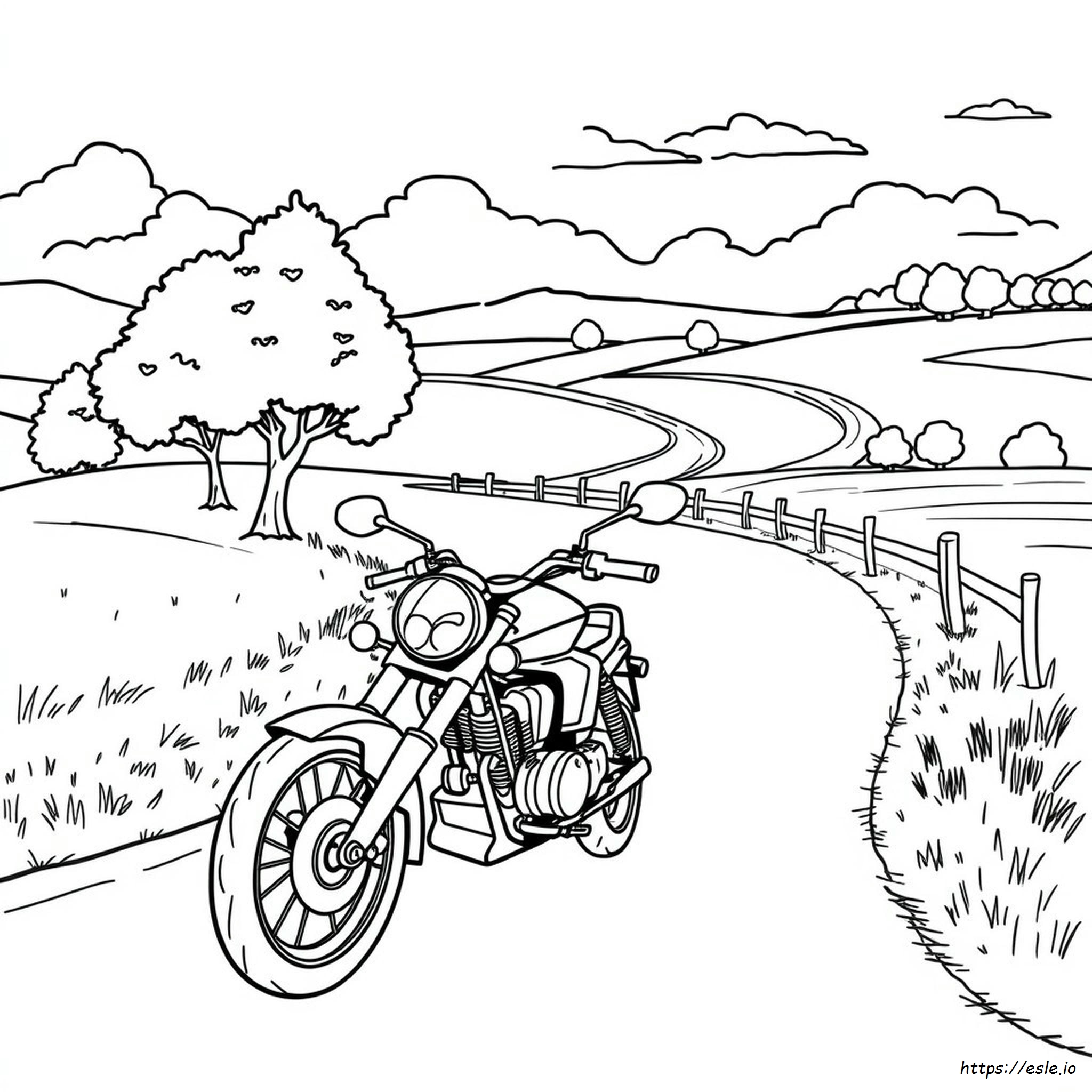 Kolorowanki Z Motocyklami