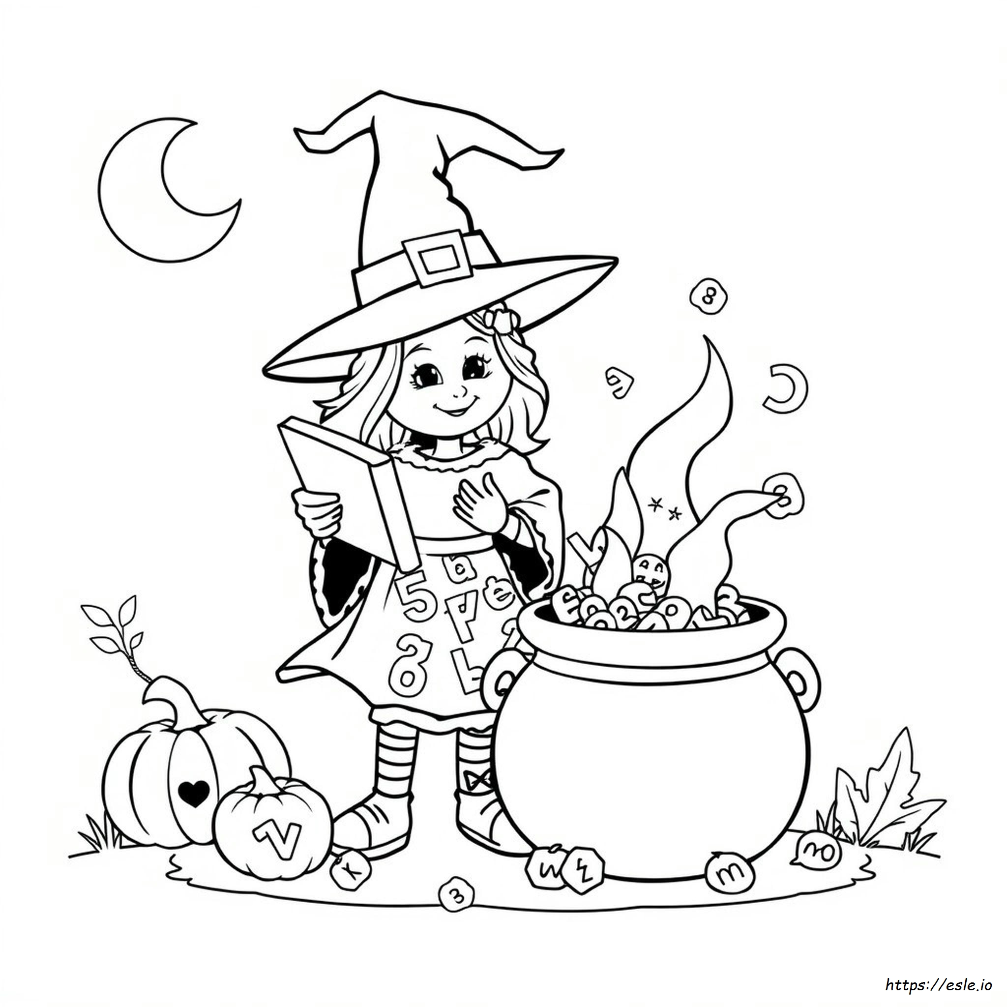 Educational Halloween Coloring Pages