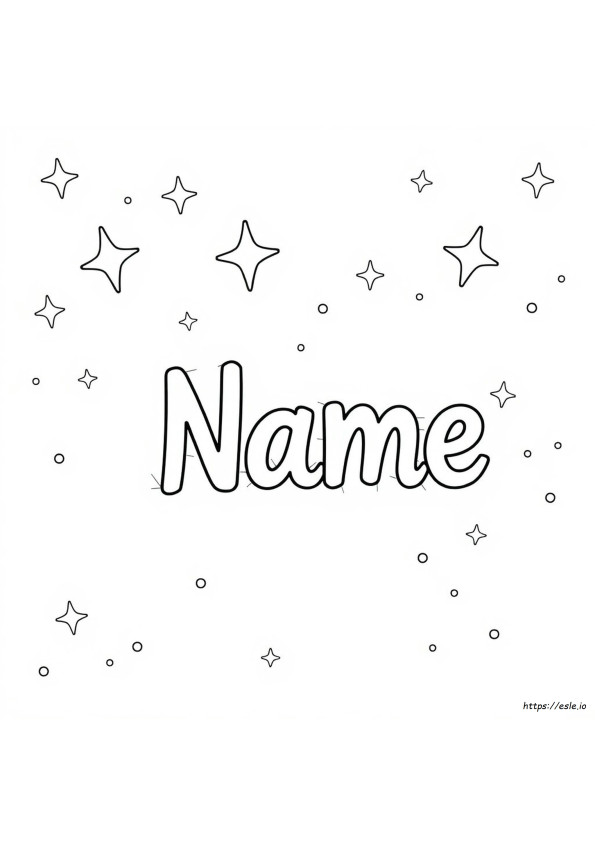 Name Coloring Page Maker