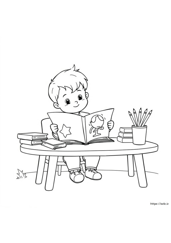 Lezen Kleurplaten Pdf