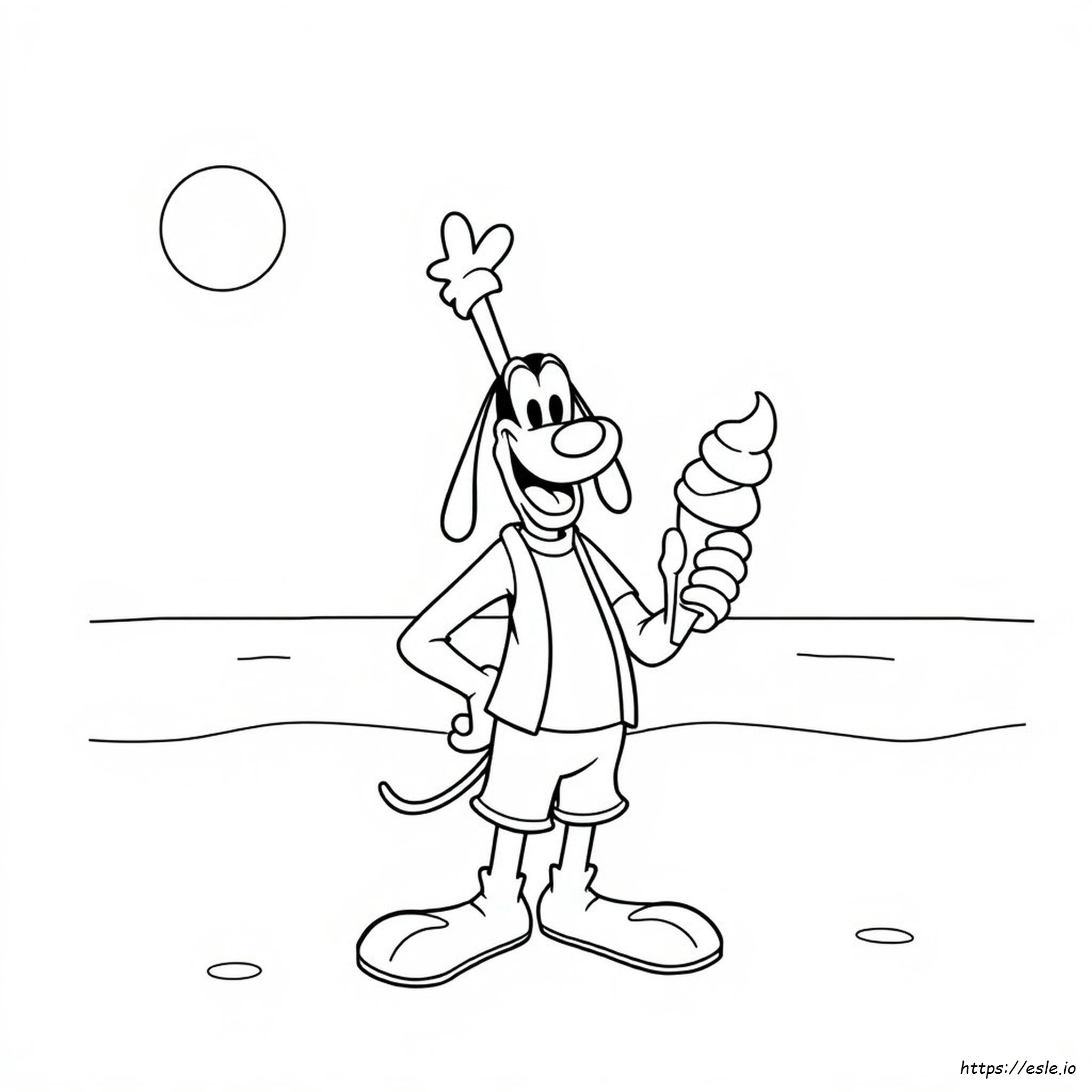 Goofy Coloring Pages Pdf