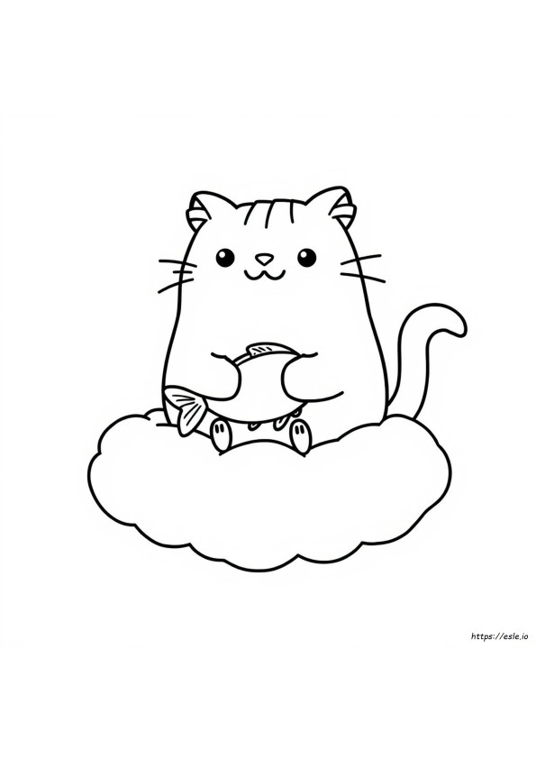 Pagine Da Colorare Di Pusheen Cat Stampabili Gratuitamente
