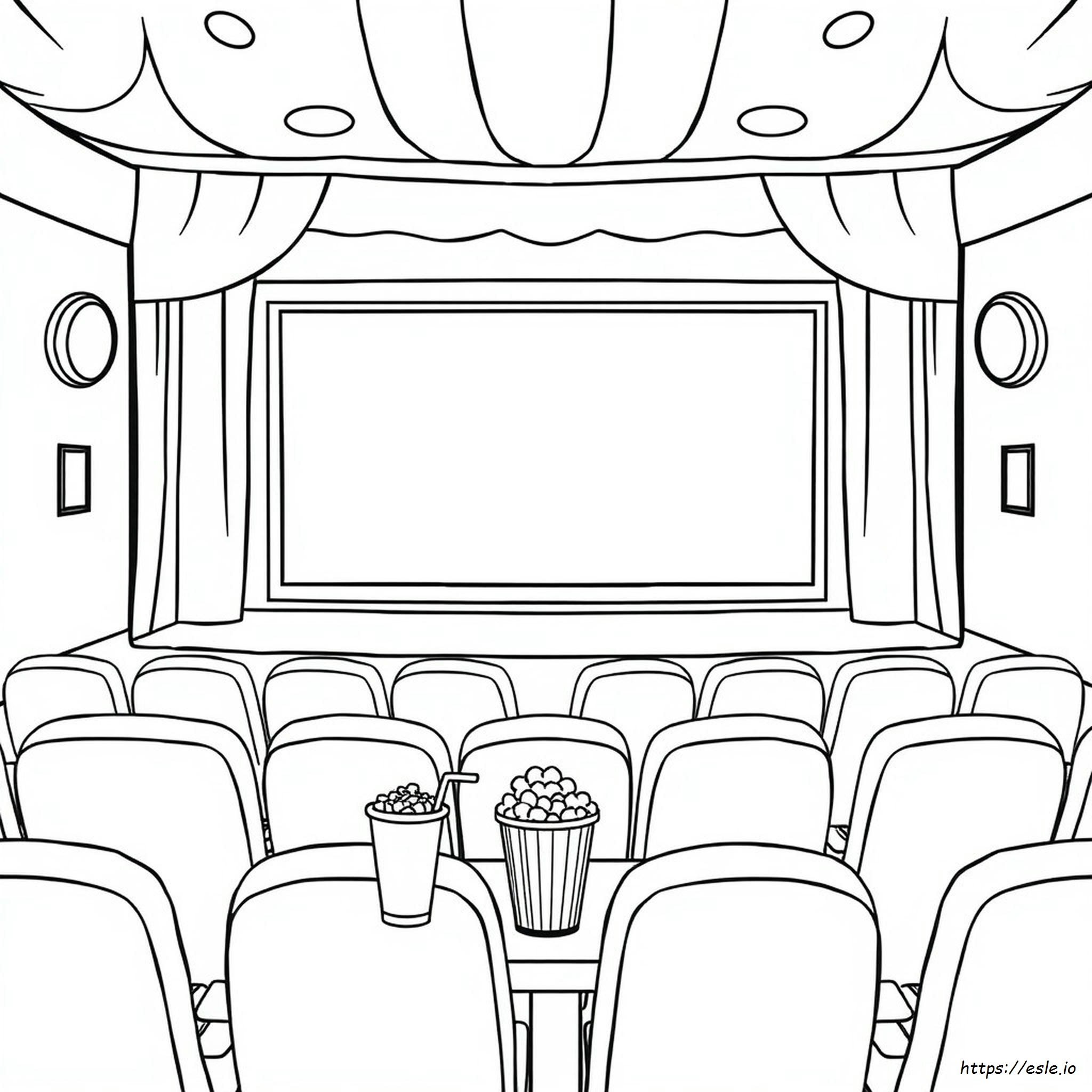 Kolorowanka "Kino"