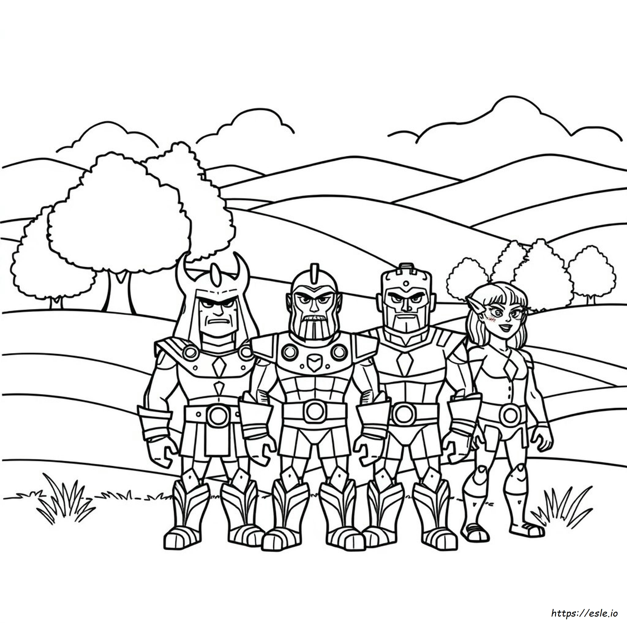 Coloriages Teen Titans Go!