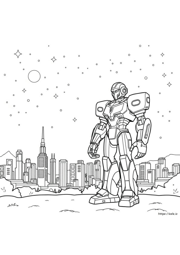 Tobot Titan Ausmalbilder