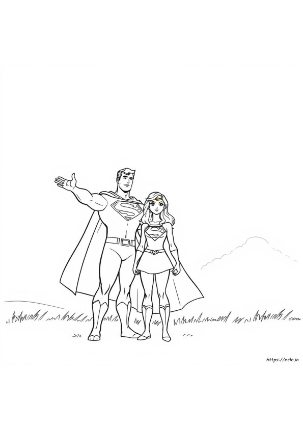 Supergirl Coloring