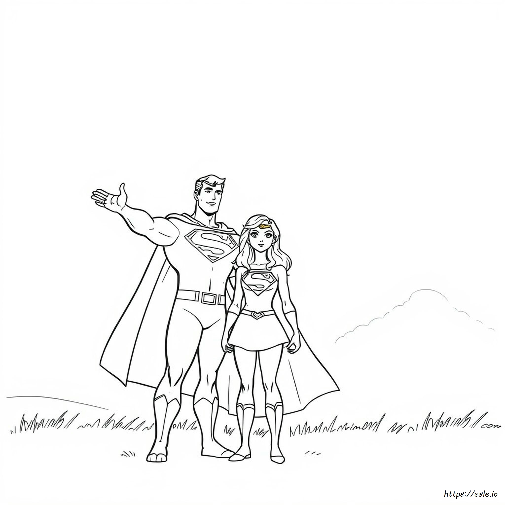 Supergirl Coloring
