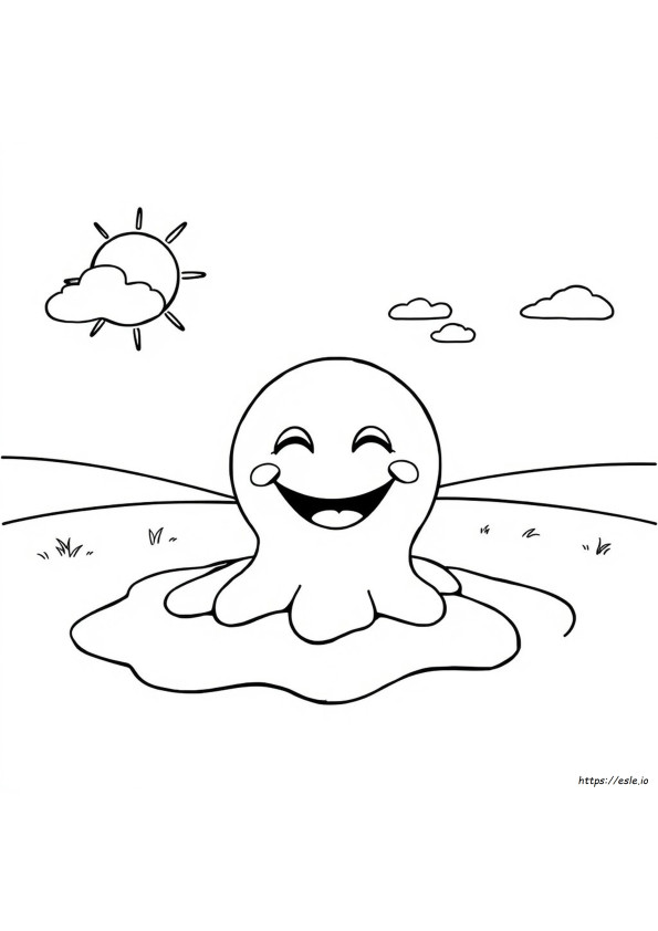Coloriage Smiley Qui Fond