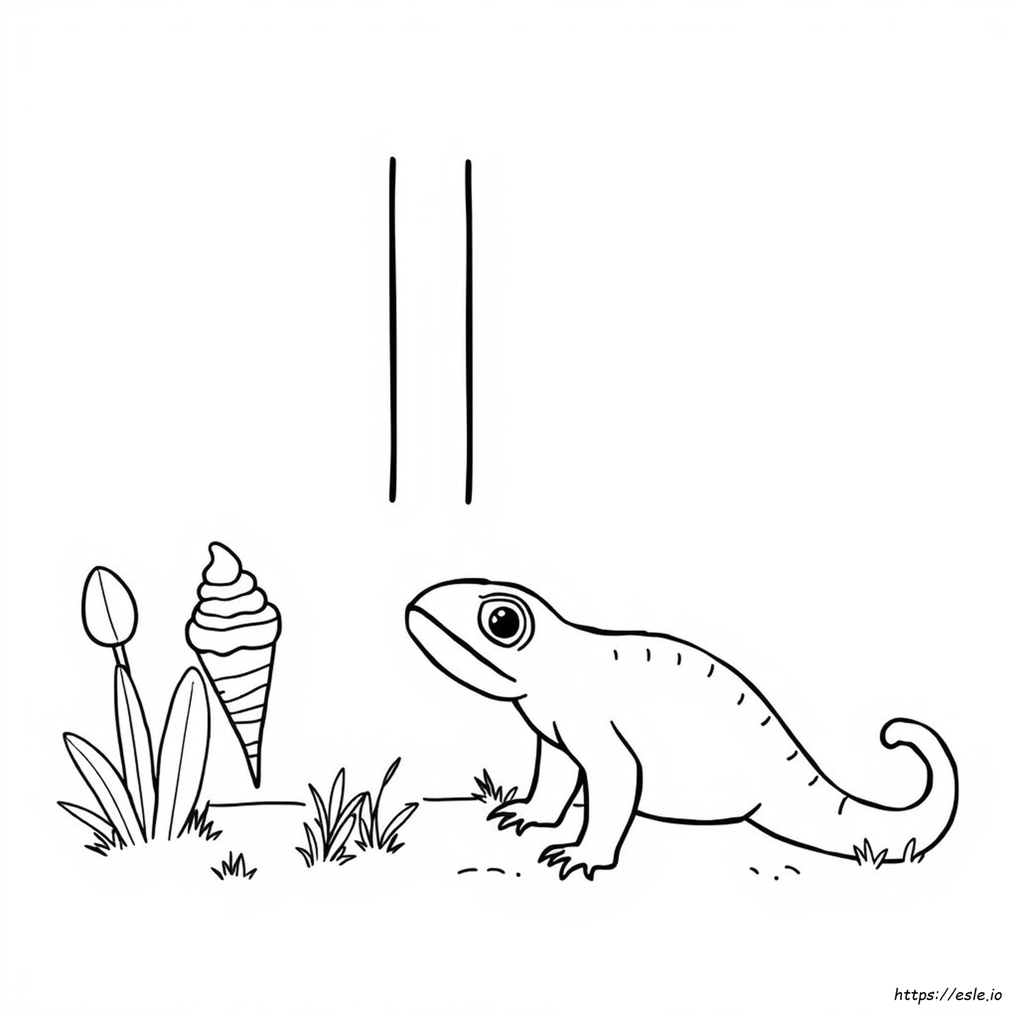 Letter I Colouring Pages