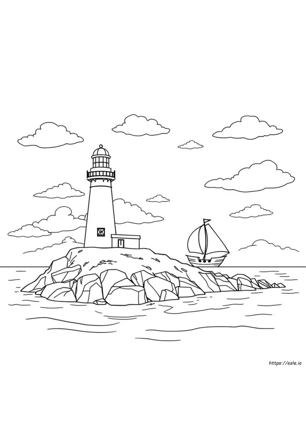 Pagina Da Colorare Per Adulti A Tema Nautico