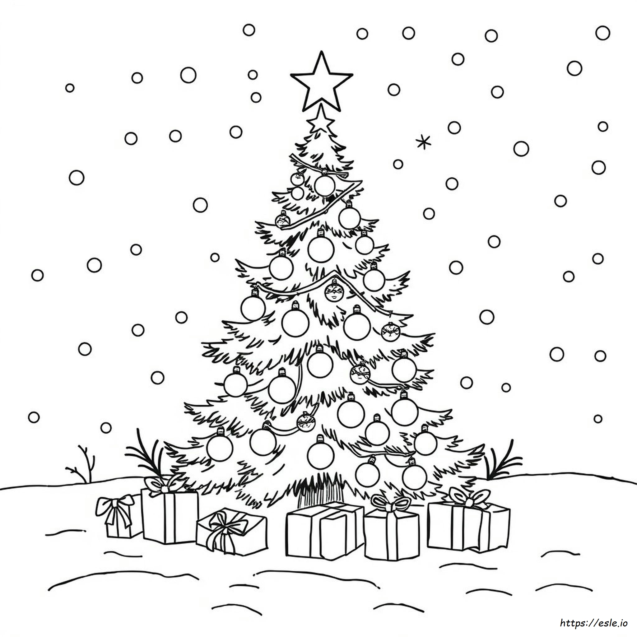 Christmas Mosaic Colouring