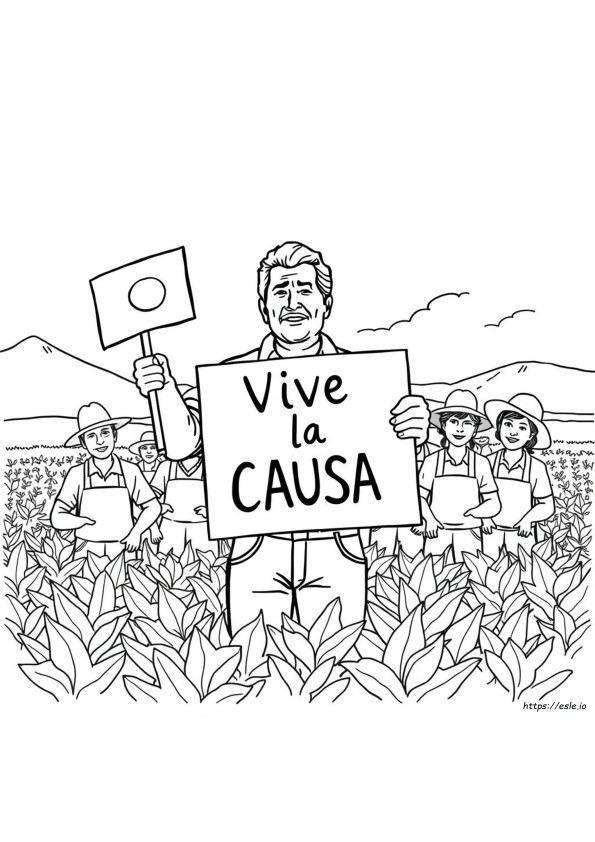 Cesar Chavez Värityskuva