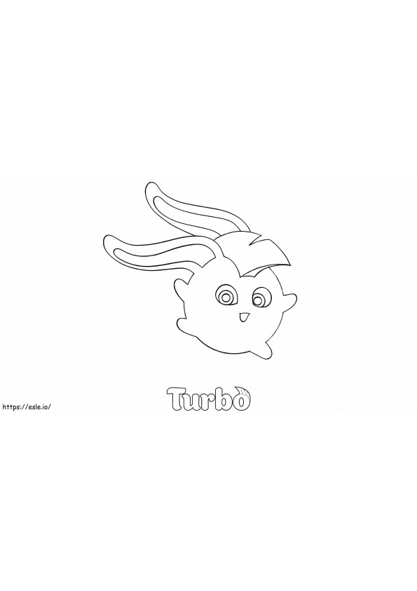 Turbo in Sunny Bunnies ausmalbilder