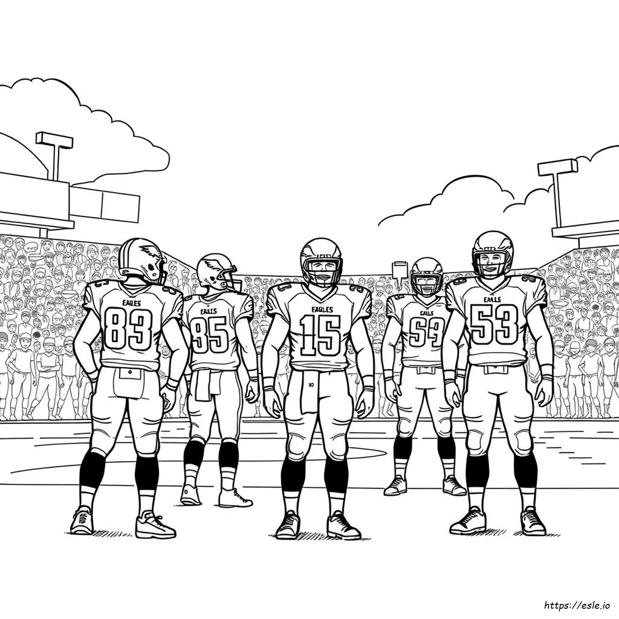Adler Football Ausmalbilder Zum Ausdrucken