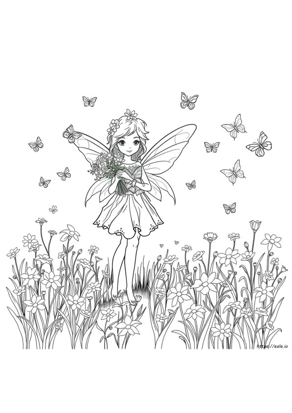 Páginas Para Colorear De Cicely Mary Barker